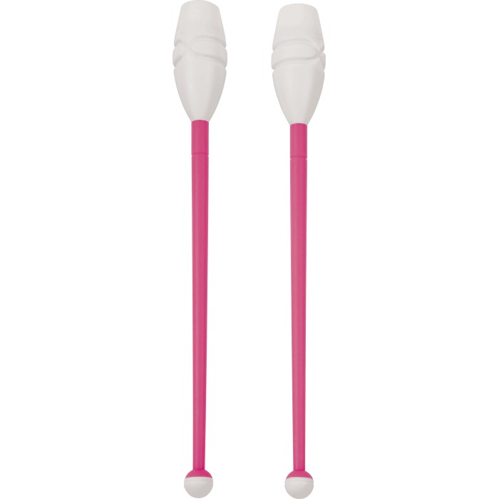 Κορίνες Ρυθμικής Γυμναστικής 45cm Μαλακές, Φούξια/Λευκό