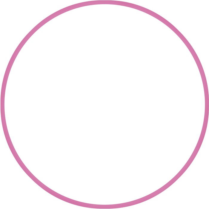 Χούλα Χουπ HQ 80cm - Φ19mm - 330gr, Ροζ