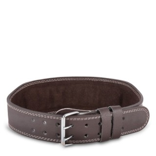 Ζώνη Άρσης Βαρών AMILA Δερμάτινη Καφέ C Quality S