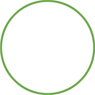 Χούλα-Χουπ HQ 60cm - Φ19mm - 230gr, Πράσινο