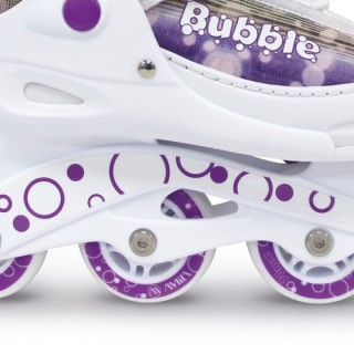 Πατίνια Inline 38-41 - Μωβ / Λευκό