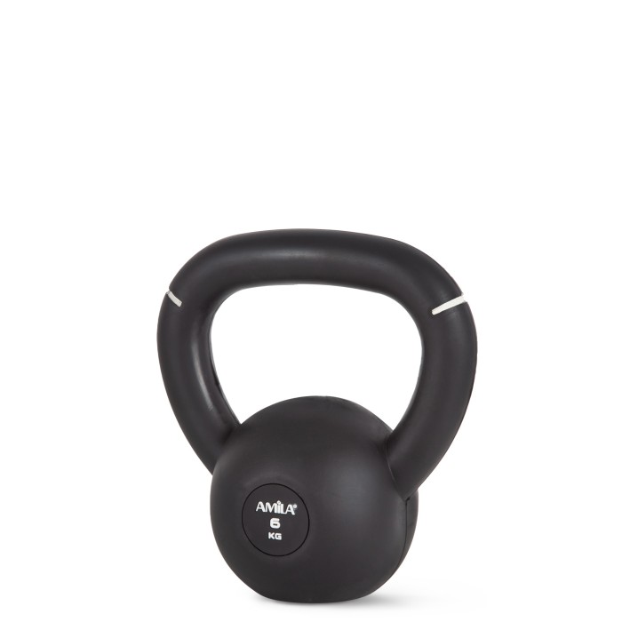 AMILA Kettlebell Original Rubber 6Kg
