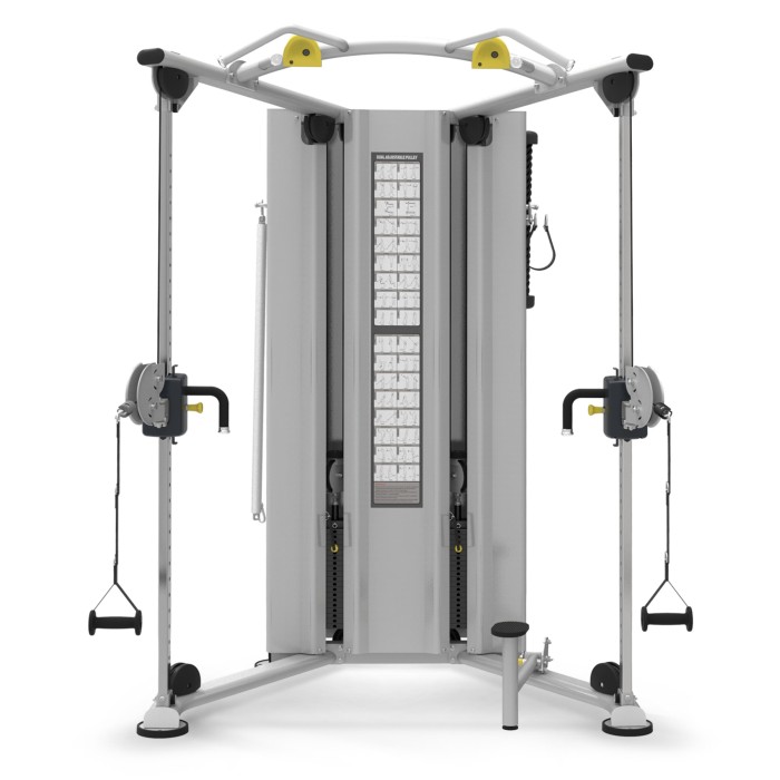 Dual Adjustable Pulley Impulse IT9530 Ασημί