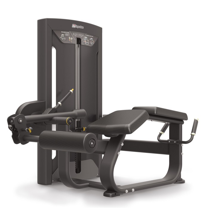 Prone Leg Curl Impulse FE9721 Μαύρο