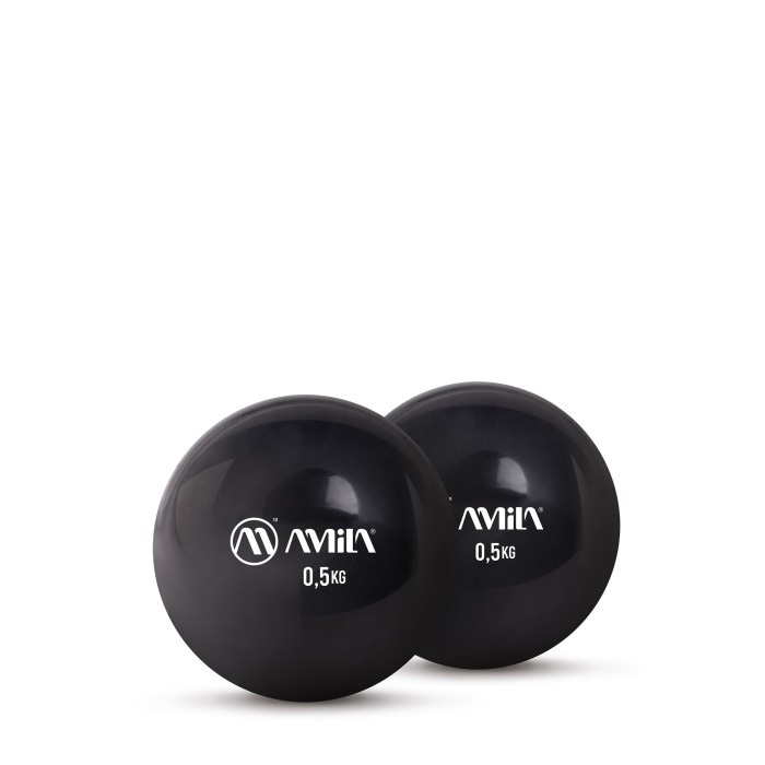 AMILA Palm Ball Two-Pack 0,5Kg Μαύρο