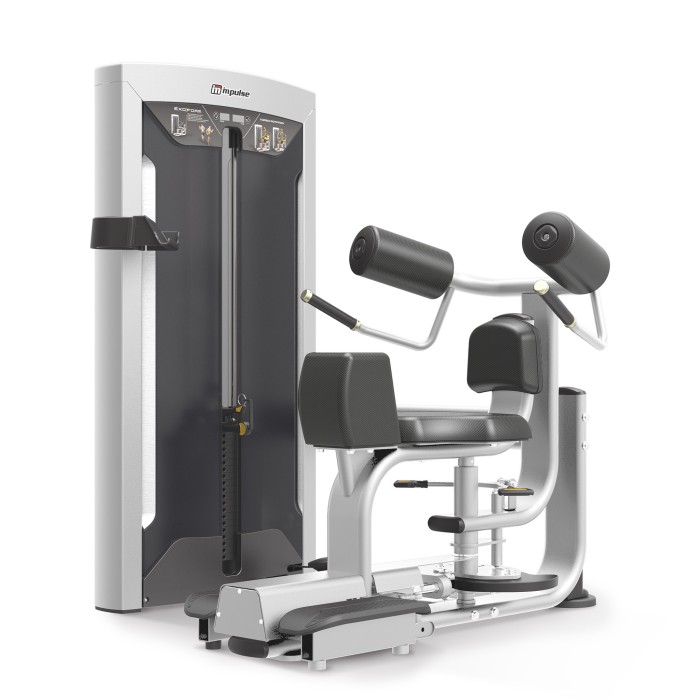 Torso Rotation Impulse FE9718 Ασημί