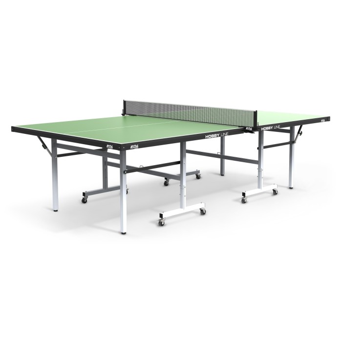 Τραπέζι Ping Pong Εσωτερικού Χώρου Hobby - Πράσινο