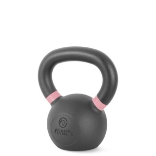 Kettlebell Cast Iron 8 kg - Μαύρο / Ροζ