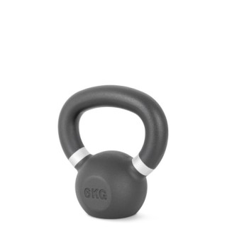 Kettlebell Cast Iron 6 kg - Μαύρο / Λευκό