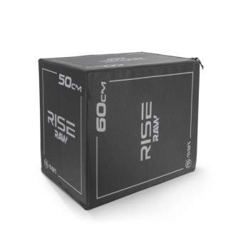Πλειομετρικό Κουτί Plyo Box Raw Rise 40x50x60 cm - Μαύρο