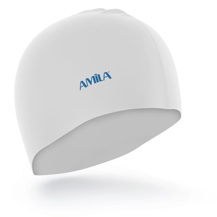 Σκουφάκι Κολύμβησης AMILA Basic Λευκό