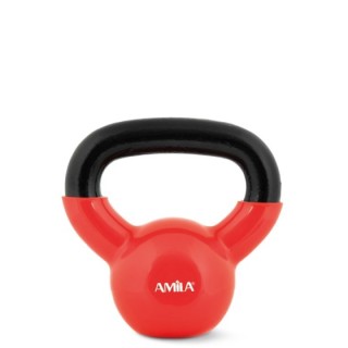 Kettlebell Vinyl Cover 4 kg - Κόκκινο