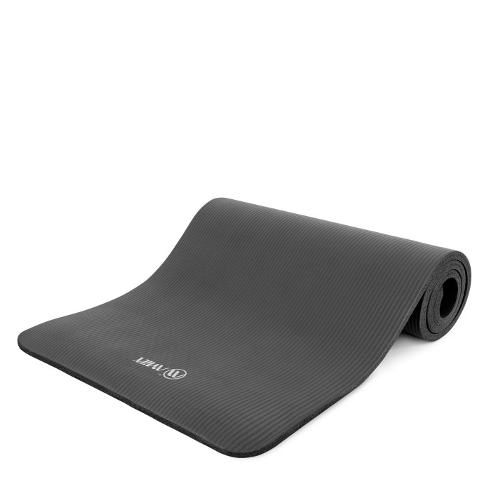 Στρώμα Γυμναστικής Plura NBR 100kg 183x60x1,5cm - Μαύρο