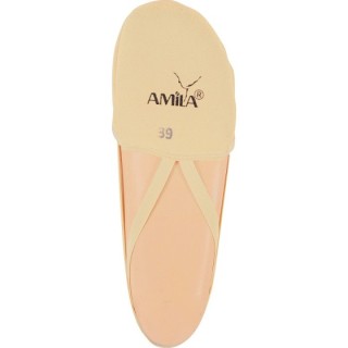 Παπούτσια Ρυθμικής Γυμναστικής Μύτης Microfiber Tan, Νο33