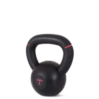 Kettlebell Original Rubber 8 kg - Μαύρο / Ροζ