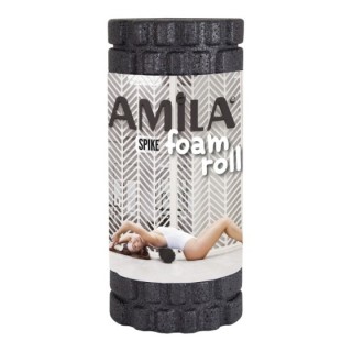 Κύλινδρος Αποθεραπείας Foam Roller Spike Φ14x32 cm – Μαύρο