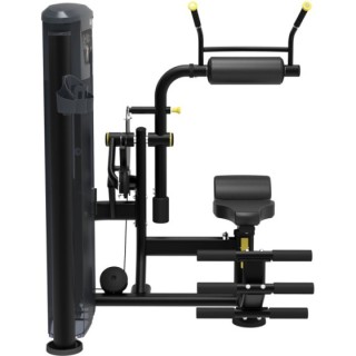 Abdominal / Back Extension Impulse IT9534 Μαύρο