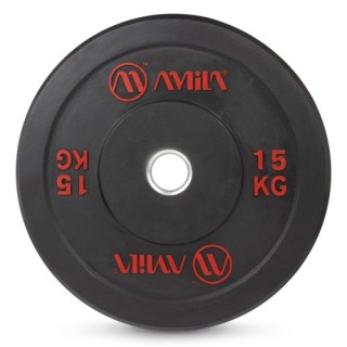 Δίσκος AMILA Black R Bumper Slim 50mm 15Kg