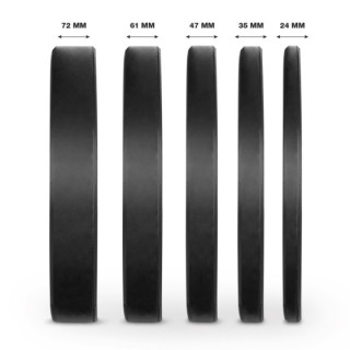 Δίσκος AMILA Black R Bumper Slim 50mm 15Kg