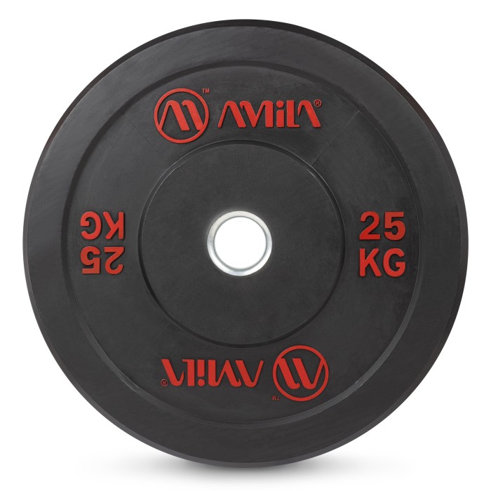 Δίσκος AMILA Black R Bumper Slim 50mm 25Kg