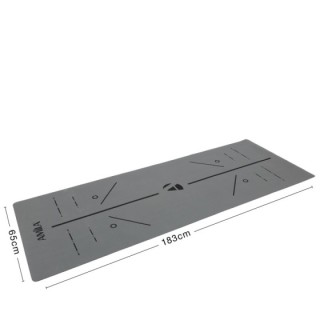 Στρώμα Yoga Pilates Trinity PU 183x65x0,4 cm - Graphite Grey