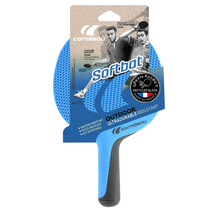 Ρακέτα Ping Pong Εξωτερικού Χώρου Cornilleau Softbat School Blue