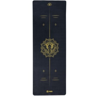 Στρώμα Yoga Pilates Mantala TPE & Suede 173x60x0,6cm - Μαύρο