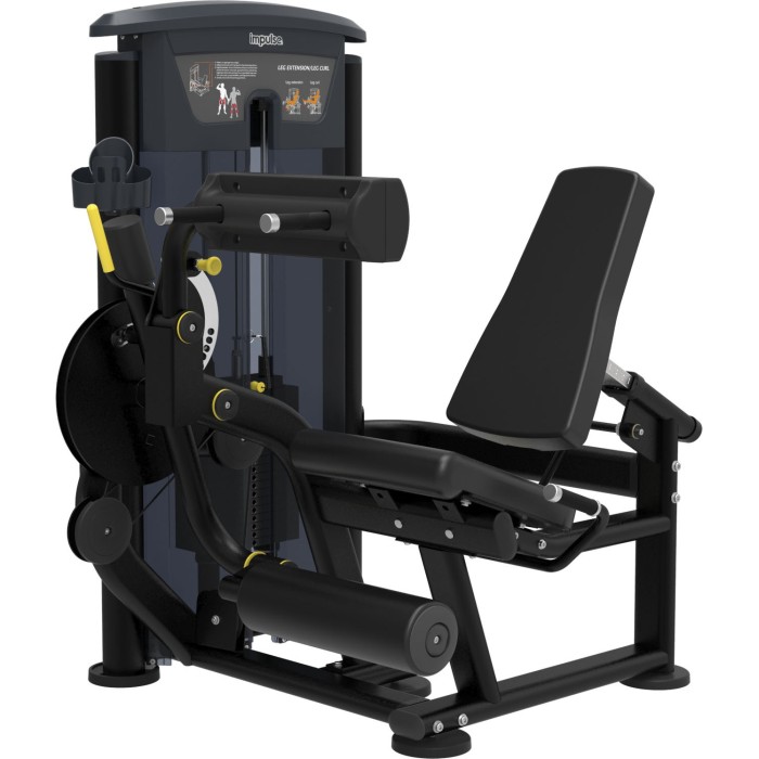 Leg Extension / Leg Curl Impulse IT9528 Μαύρο