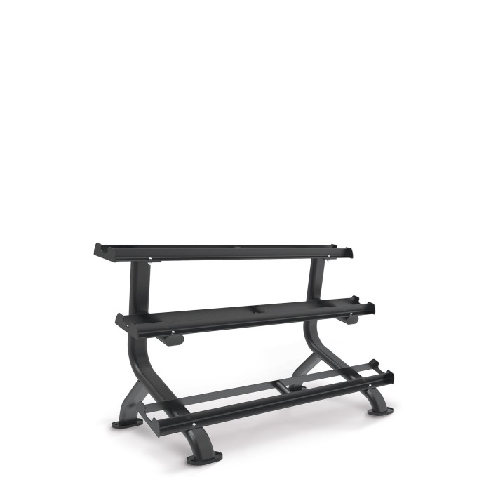 Dumbbell Rack Impulse IT7018 Μαύρο