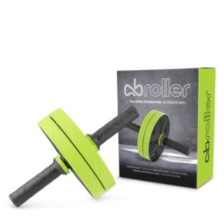 Ρόδα Κοιλιακών AB Roller - Μαύρο / Πράσινο