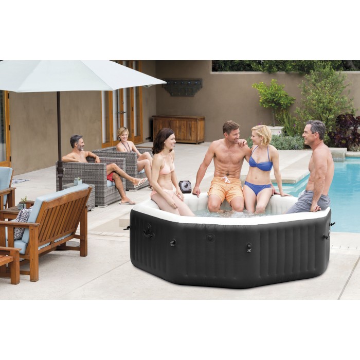 Pure Spa Jet & Bubble Deluxe - 4 ατόμων, Wifi Κονσόλα