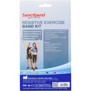 Λάστιχο Αντίστασης Sanctband Gymband Πολύ Σκληρό+