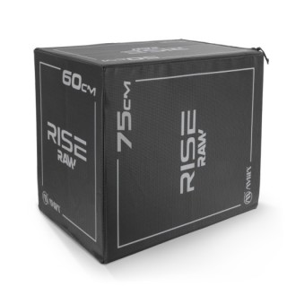 Πλειομετρικό Κουτί Plyo Box Raw Rise 50x60x75 cm - Μαύρο