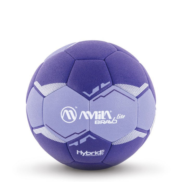 Μπάλα Handball Bravo Lite Νο1 - Μωβ / Βιολετί / Λευκό