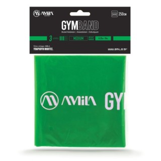 Λάστιχο Αντίστασης AMILA GymBand 2.5m Medium
