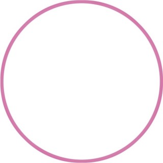 Χούλα-Χουπ HQ 70cm - Φ19mm - 280gr, Ροζ