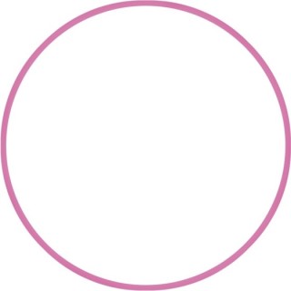 Χούλα Χουπ HQ 80cm - Φ19mm - 330gr, Ροζ