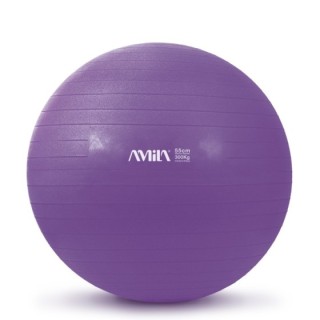 Μπάλα Γυμναστικής 55 cm - Μωβ