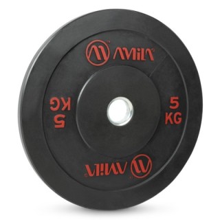 Δίσκος AMILA Black R Bumper Slim 50mm 5Kg