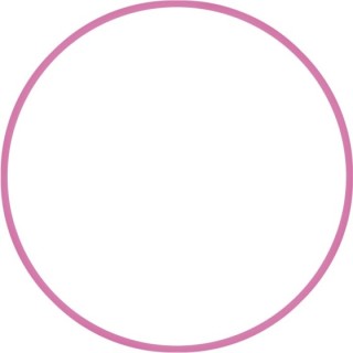 Χούλα-Χουπ HQ 60cm - Φ19mm - 230gr, Ροζ